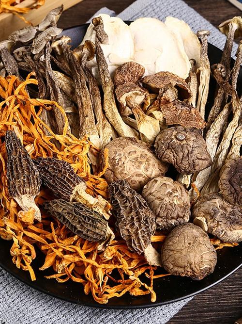 松茸七彩菌菇汤料包煲汤食材云南干货羊肚菌鹿茸菌农产品非野生菌